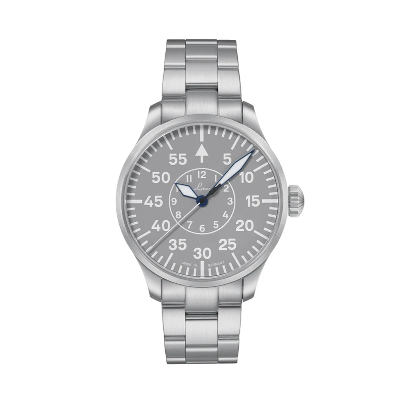 Pilot Watch Basic Aachen MB Automatic 42mm - Grey on Bracelet
