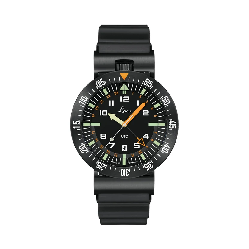 Squad Atacama UTC Quartz 46mm - Black on Rubber Strap