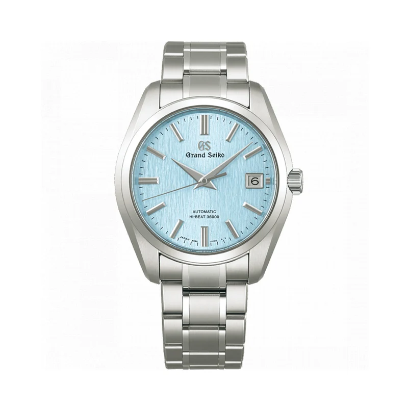 SBGH349 "Icefall" Heritage Mechanical Hi-Beat 36000 Titanium 40mm - Blue on Bracelet