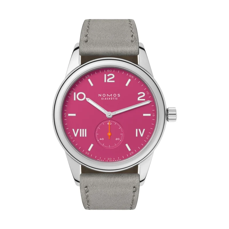 Club Campus 38mm - Deep Pink on Leather Strap