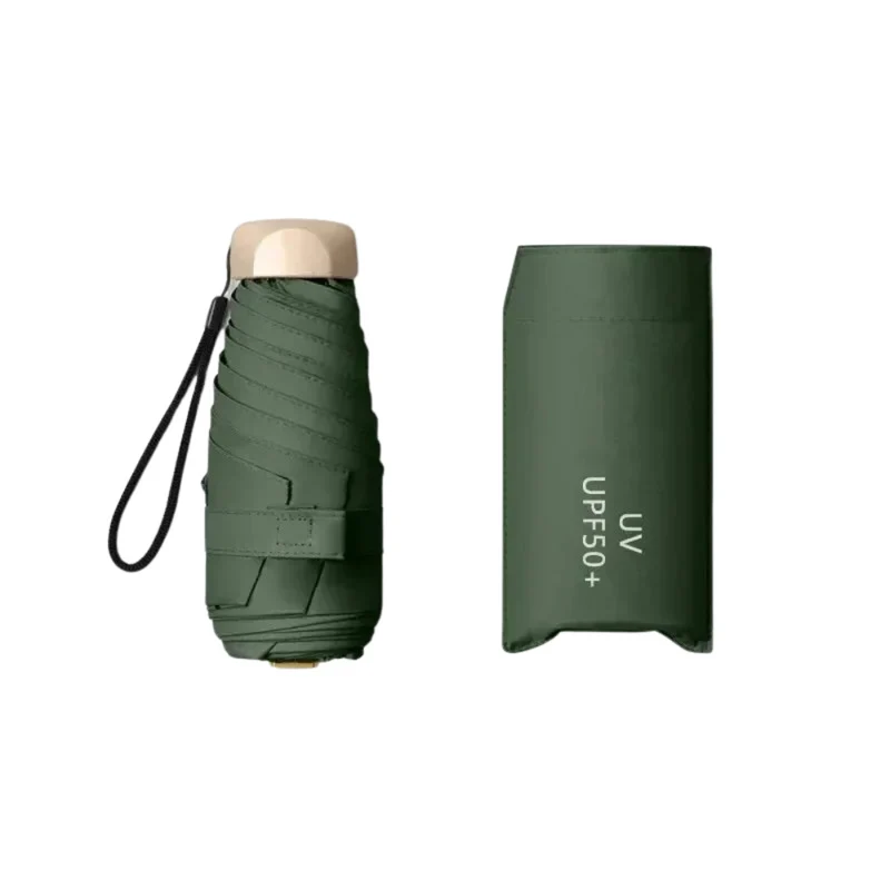 PocketShield – Mini Ombrello con Protezione UV, Leggero e Resistente al Vento