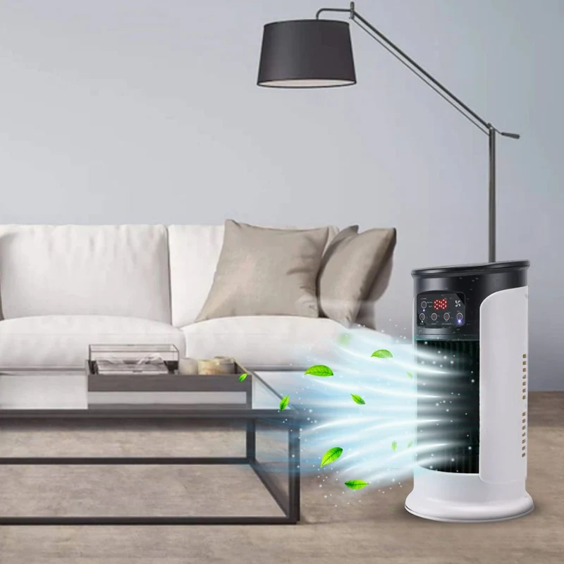 Condizionatore Mobile 5-in-1 – Raffreddatore d'aria con Ventilatore, Umidificazione e Timer