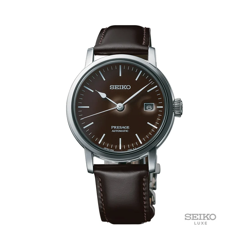 SPB115 Presage 39.9mm - Brown on Leather Strap