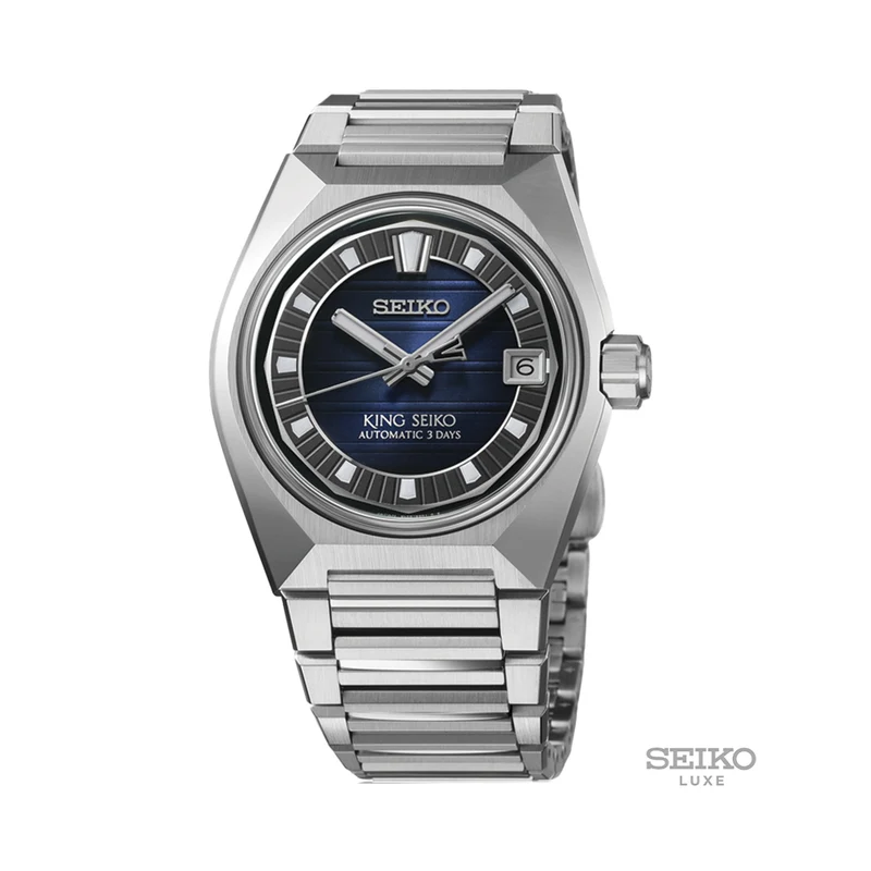 SLA085 King Seiko 41mm - Blue on Bracelet