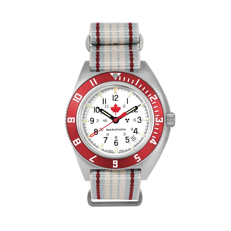 SSNAV-D Pilot's Auto Type II Limited Edition 41mm - White on One-Piece Fabric Strap