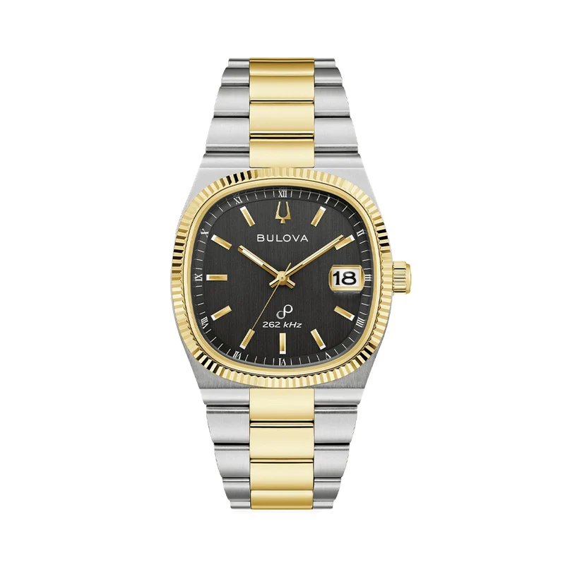 Super Seville High Precision Quartz Two-Tone 37.5mm - Black on Bracelet
