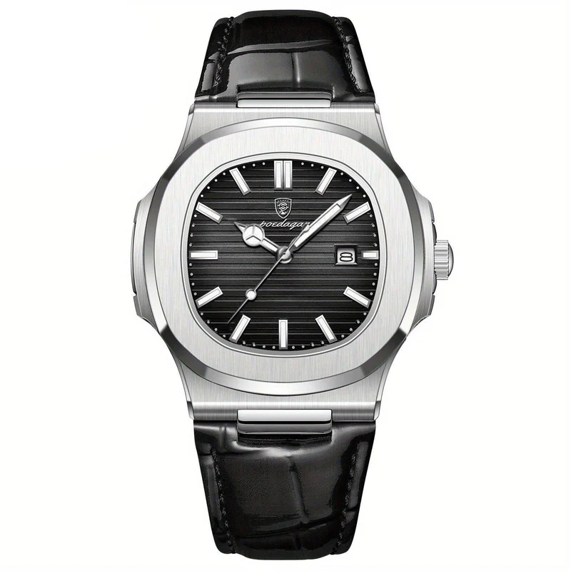 Livio – Orologio da uomo con movimento al quarzo e vetro Hardlex antigraffio