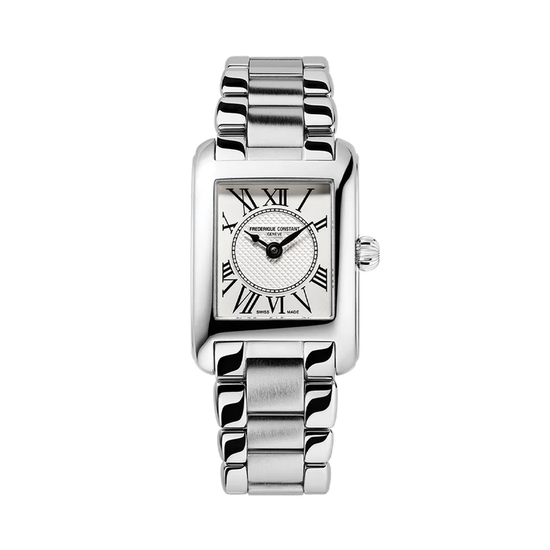 Classics Carrée Ladies 23mm - Silver on Bracelet