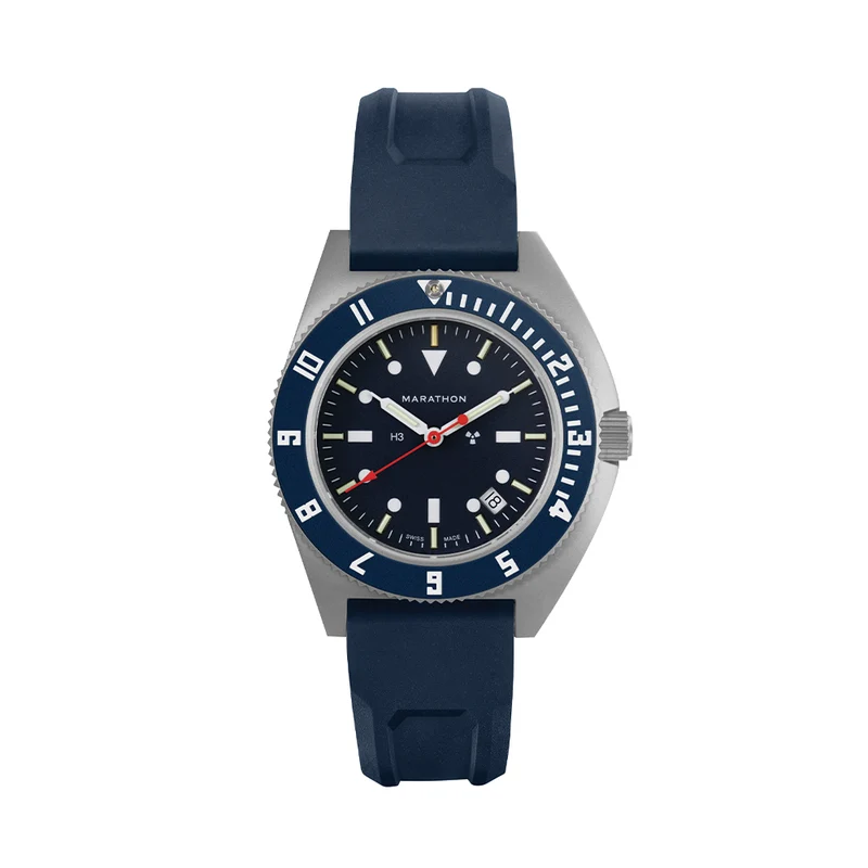 SSNAV-D Quartz Limited Edition "Blue Yonder" 41mm - Blue on Rubber Strap