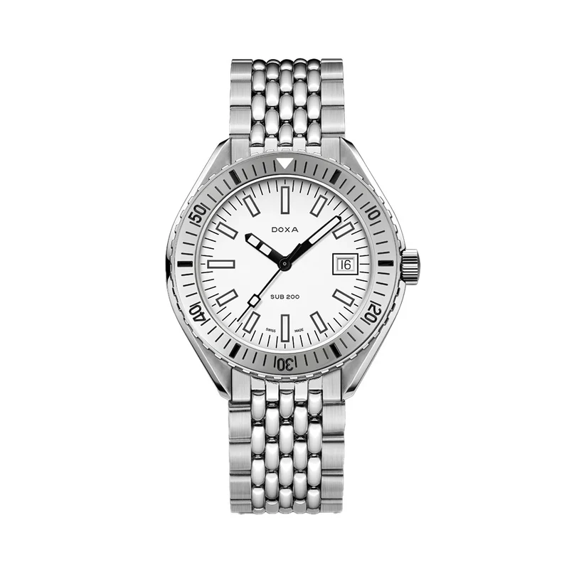 SUB 200 Whitepearl 42mm - White on Bracelet