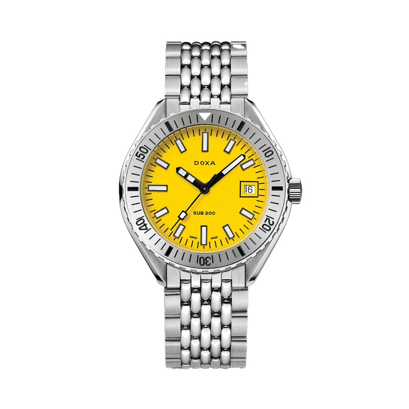 SUB 200 Divingstar 42mm - Yellow on Bracelet
