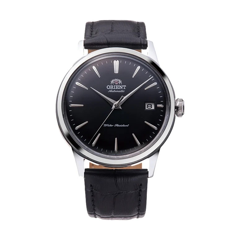 Bambino Version 7 Thailand Movement 38mm - Black on Leather Strap