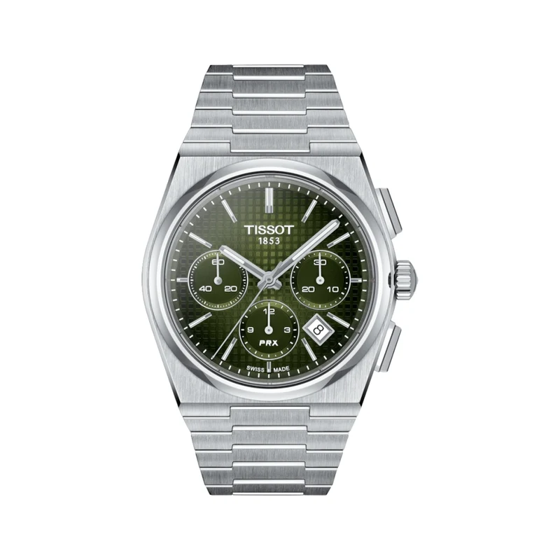 PRX Automatic Chronograph 42mm - Green on Bracelet