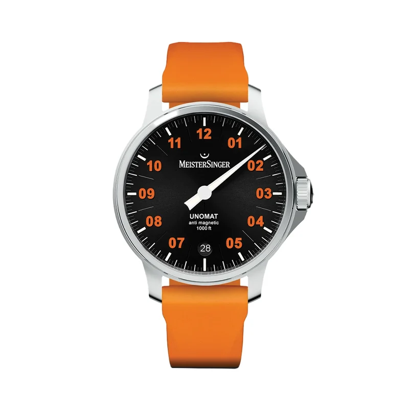 Unomat Automatic 43mm - Black on Rubber Strap