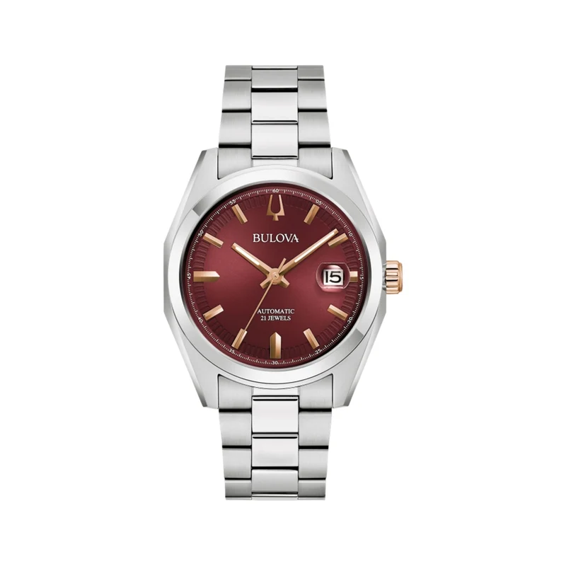 Surveyor 39mm - Burgundy on Bracelet