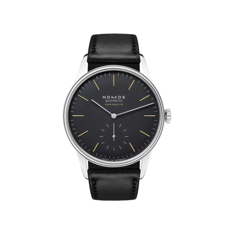 Orion Neomatik Sapphire Back 36mm - Black on Strap