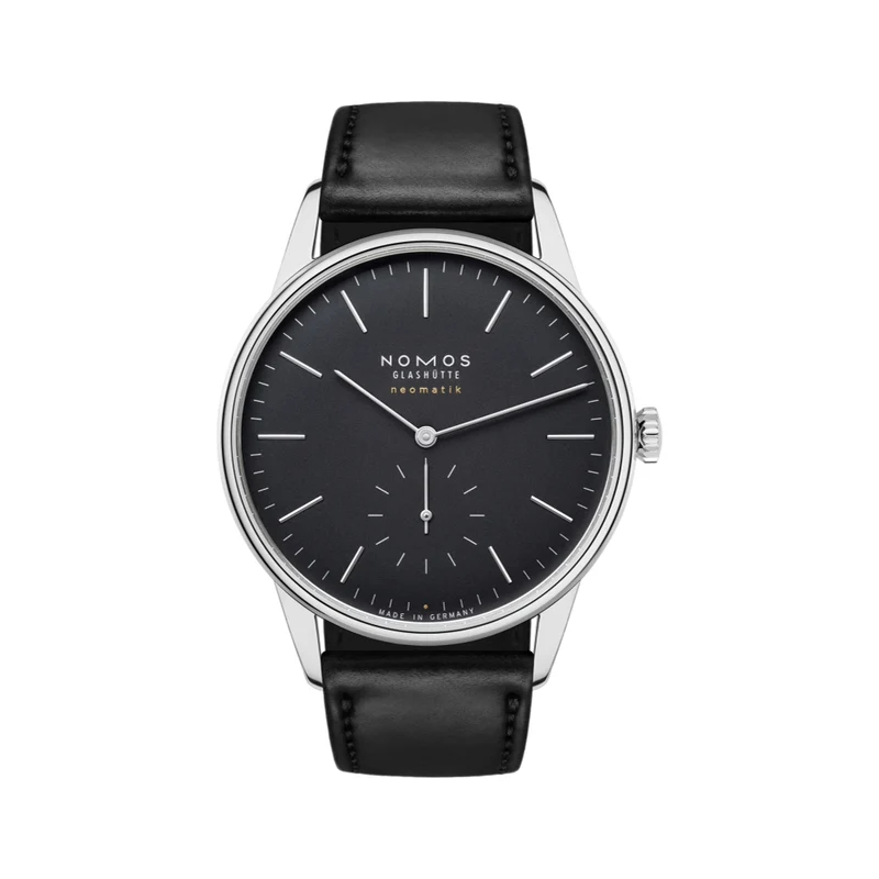 Orion Neomatik Sapphire Back 39mm - Black on Strap