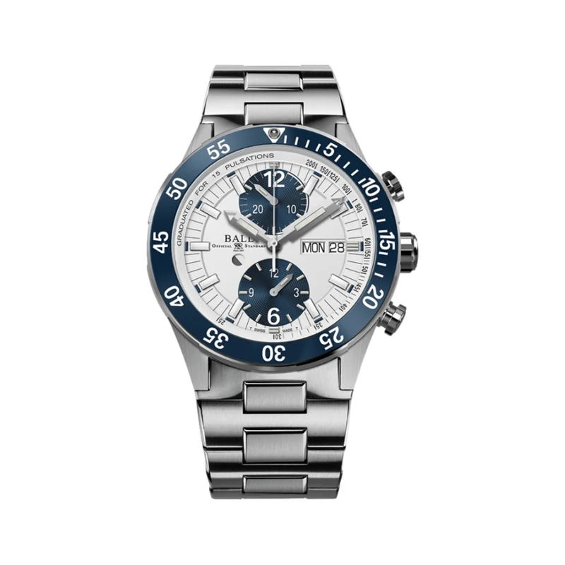 Roadmaster Rescue Chronograph 42 mm - White on Bracelet