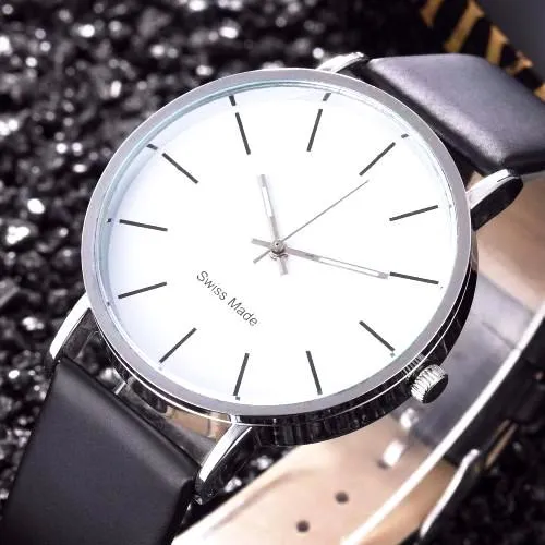 Simple Watch White & Black