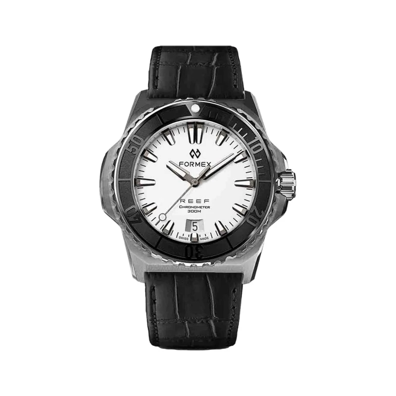 Baby REEF Automatic Chronometer COSC 300M 39.5mm - White