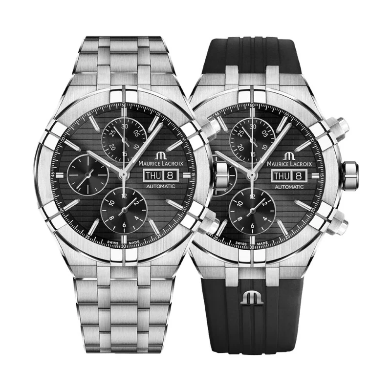 Aikon Automatic Chronograph 44 mm - Black
