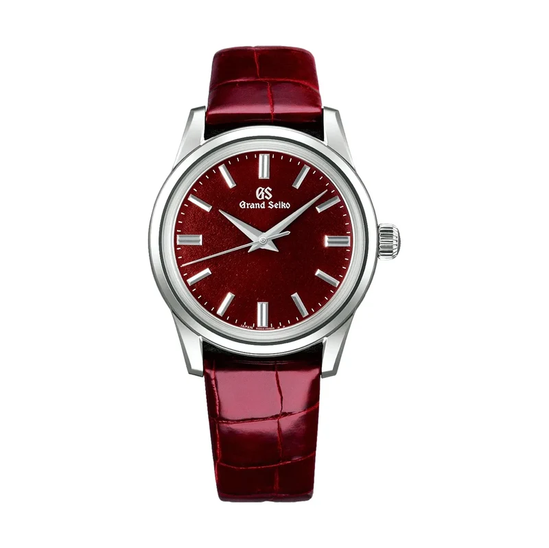 SBGW287 Elegance Mechanical 37.3mm - Red on Leather Strap