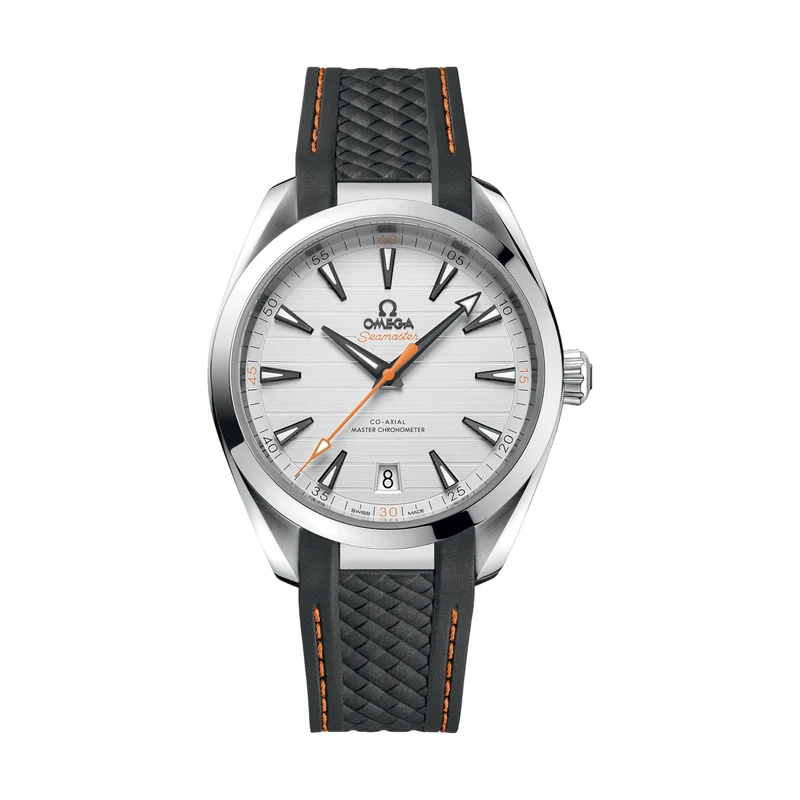 Seamaster Aqua Terra 150M 41mm - Silver on Rubber Strap