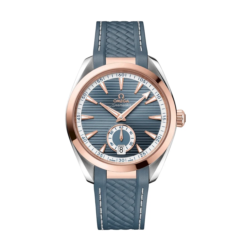 Seamaster Aqua Terra 150M Small Seconds Sedna™ Gold 41mm - Blue on Strap