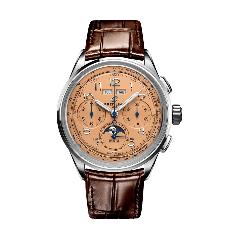 Premier B25 Datora 42mm - Copper on Leather Strap