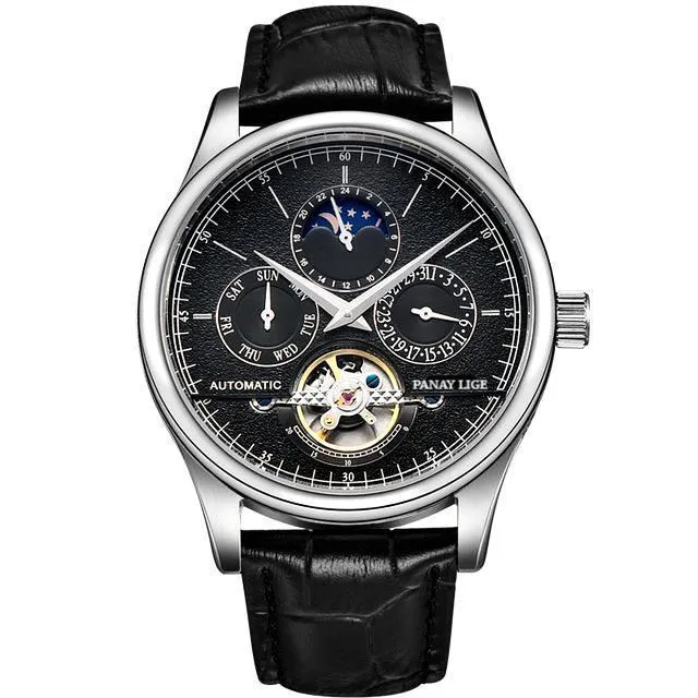 Black Panay Lige Automatic Watch