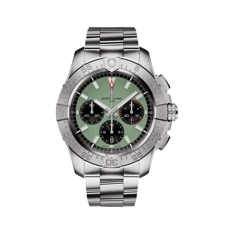 Avenger B01 Chronograph 44mm - Green on Bracelet
