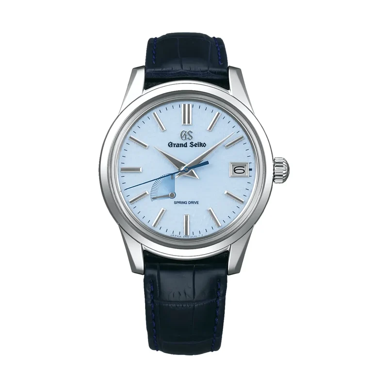 SBGA407 "Skyflake" Elegance Spring Drive 40.2mm - Blue on Leather Strap