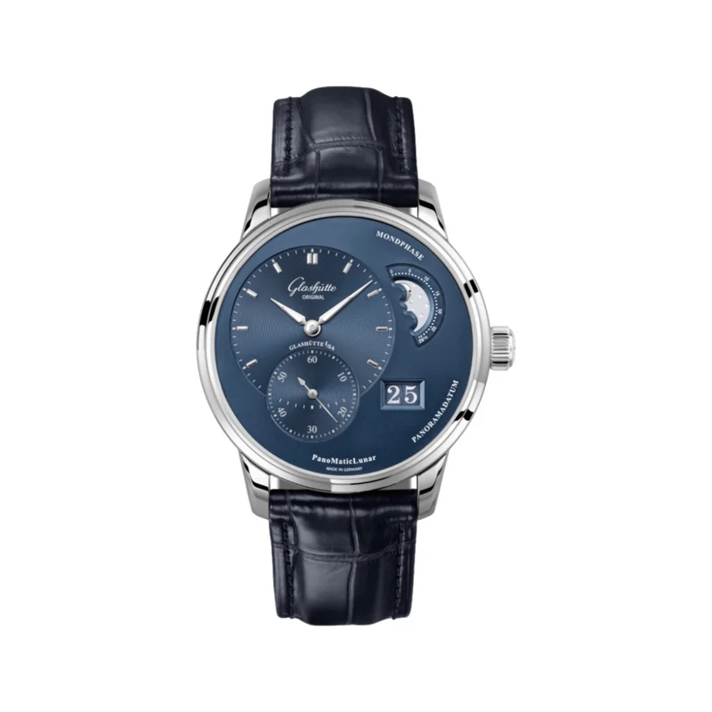 PanoMaticLunar 40mm - Blue on Strap