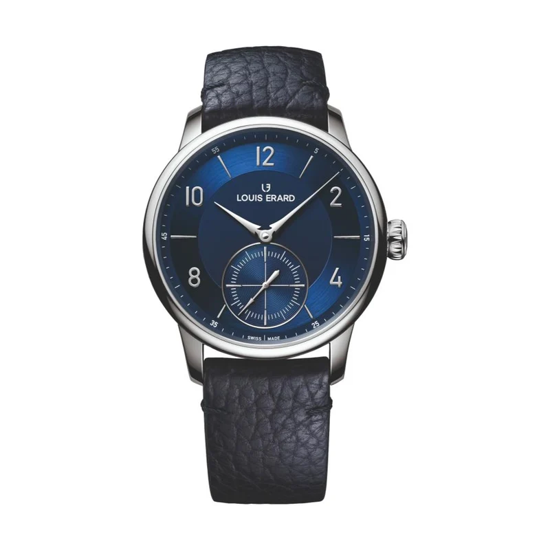 Excellence Petite Seconde Couleurs Bleu Nuit 39mm - Blue on Leather Strap