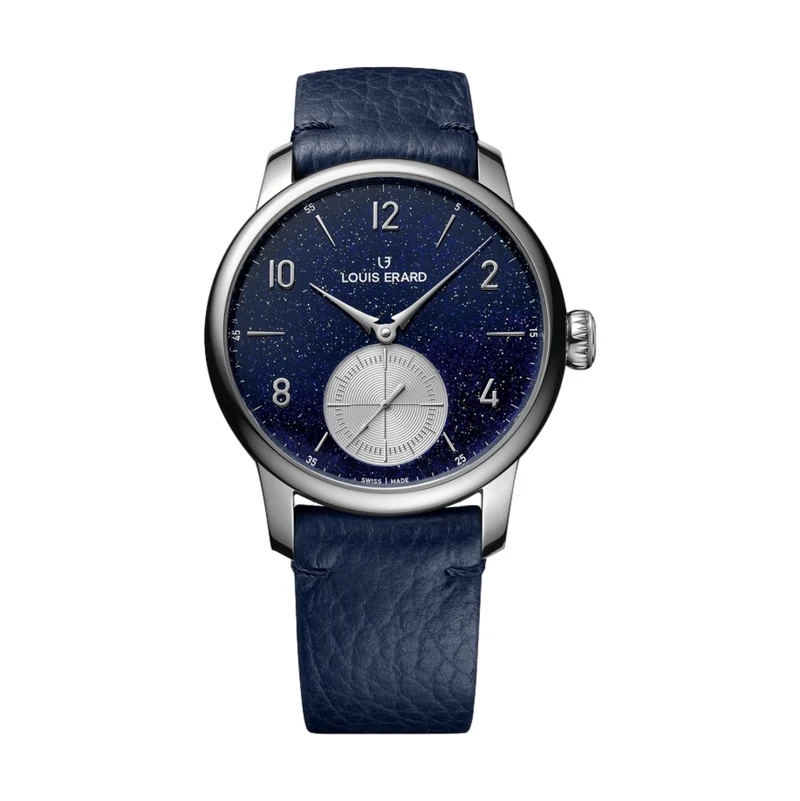 Excellence Petite Seconde Aventurine 39mm - Blue on Leather Strap