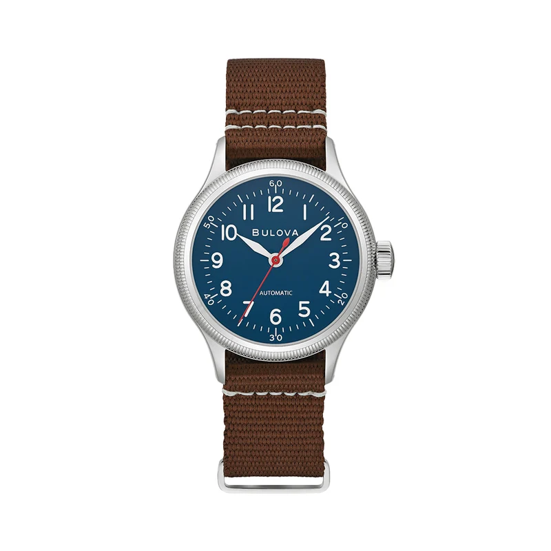 A-11 Hack Watch 37mm - Blue on NATO Strap