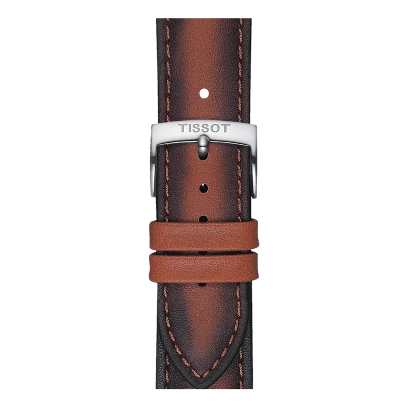 Tissot Official Cognac Brown Leather Strap 20mm
