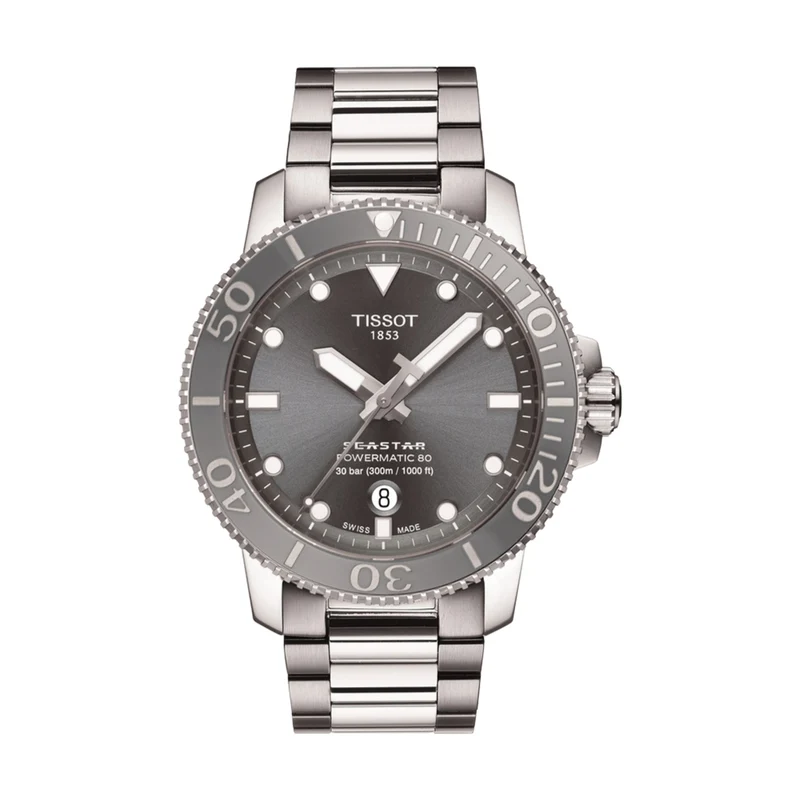 Seastar 1000 Powermatic 80 43mm - Grey on Bracelet