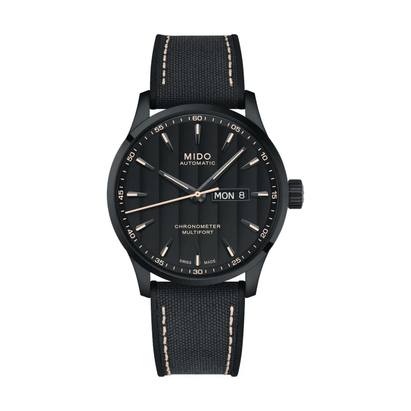 Multifort Chronometer 1 42mm - Black on Fabric Strap