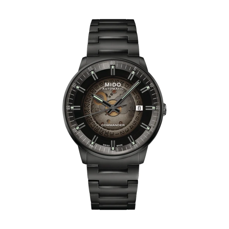 Commander Gradient Black PVD 40mm - Black on Bracelet