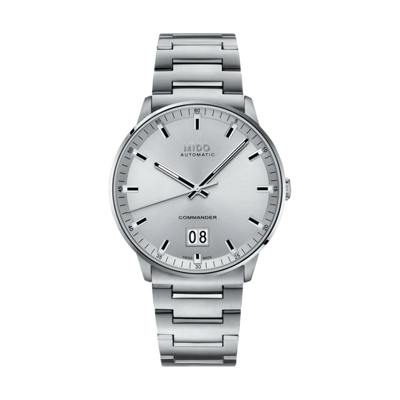 Commander Big Date 42mm - Silver on Bracelet