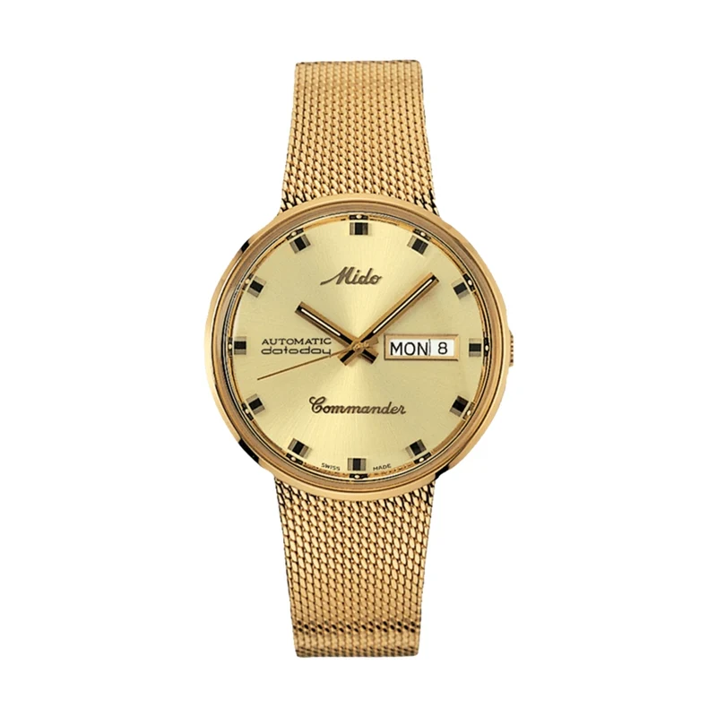 Commander 1959 Yellow Gold PVD 37mm - Yellow Gold on Bracelet