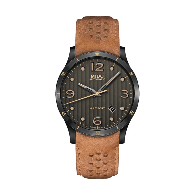 Multifort Adventure 42mm - Grey on Leather Strap