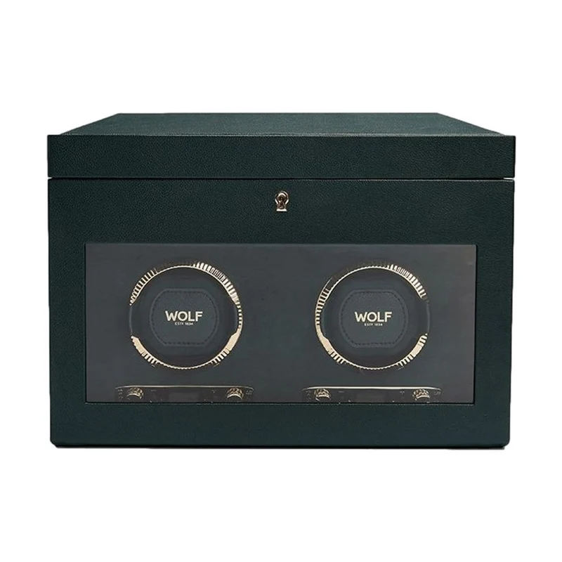 British Racing Double Watch Winder Green