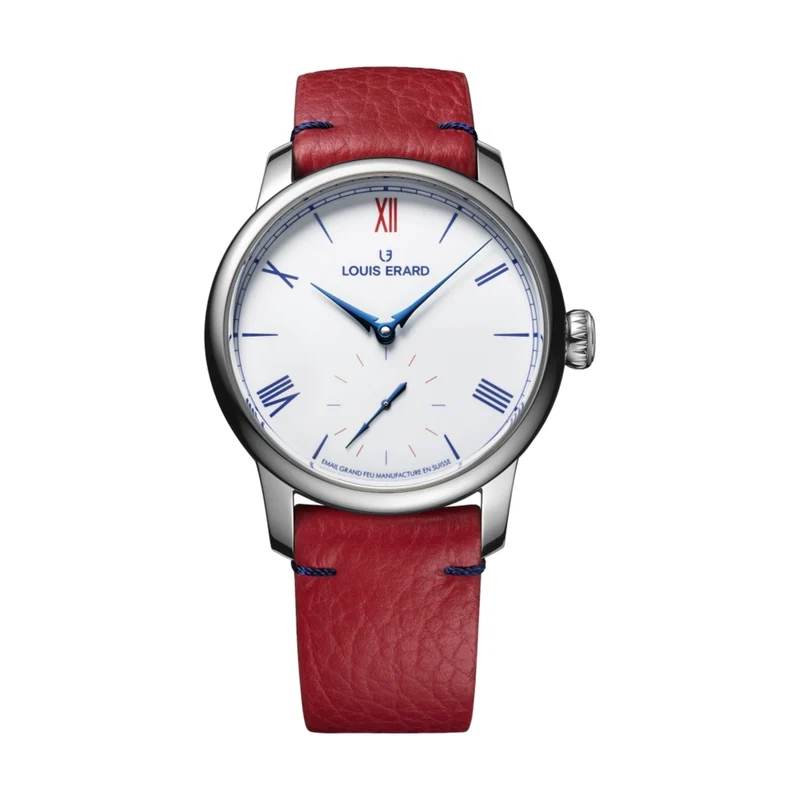 Excellence Émail (Enamel) Grande Feu II Limited Edition 39mm - White on Leather Strap