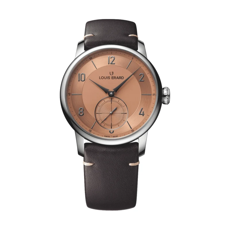 Excellence Petite Seconds 39mm - Terracotta on Leather Strap