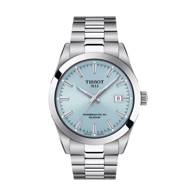 Gentleman Powermatic 80 Silicium 40mm - Ice Blue on Bracelet