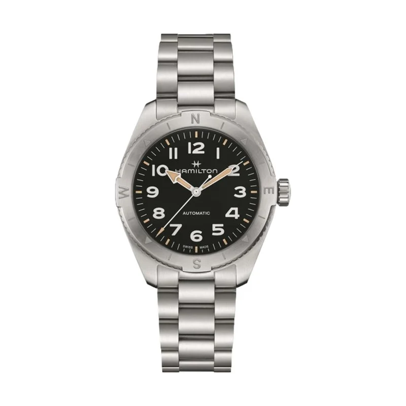 Khaki Field Expedition 41mm - Black on Bracelet