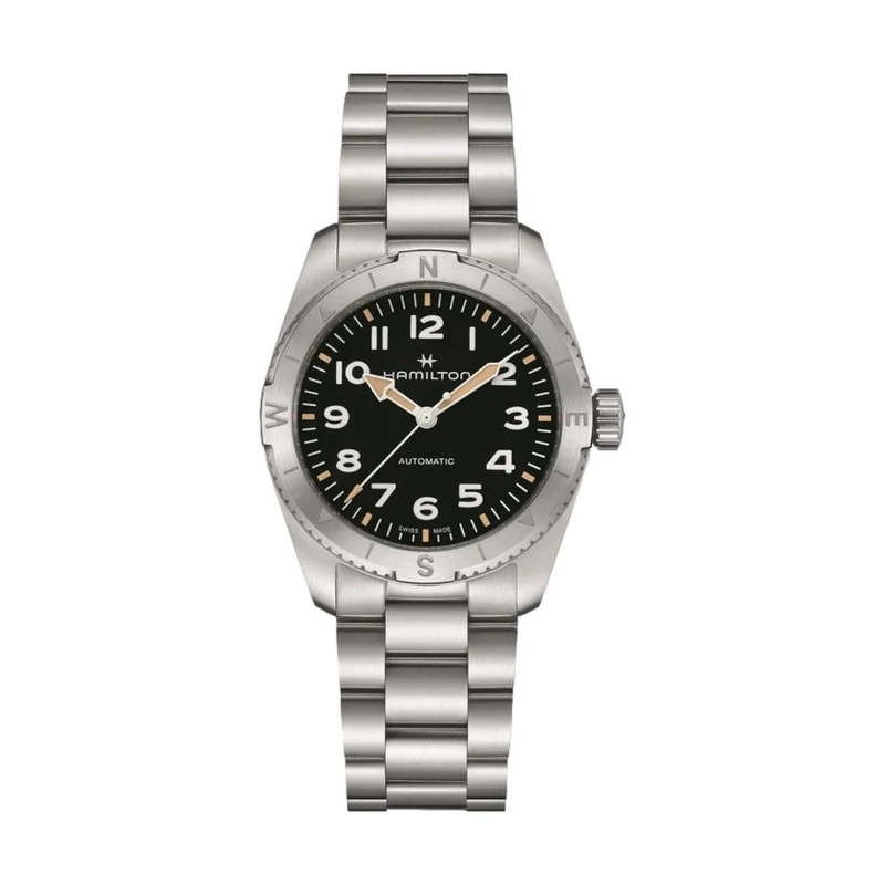Khaki Field Expedition 37mm - Black on Bracelet