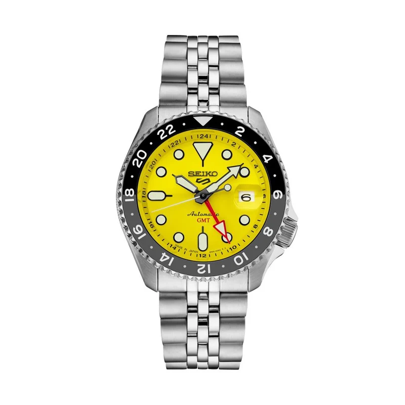 SSK017 5 Sports SKX GMT U.S. Special Creation 42.5mm - Yellow on Bracelet